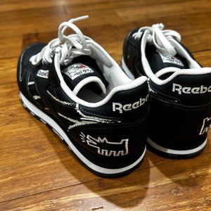 Reebok x Kieth Haring "Pure Grey Chalkboard Dog" Shoe US 13